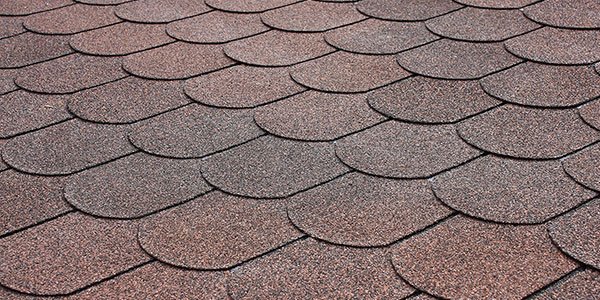 Brown roof tiles